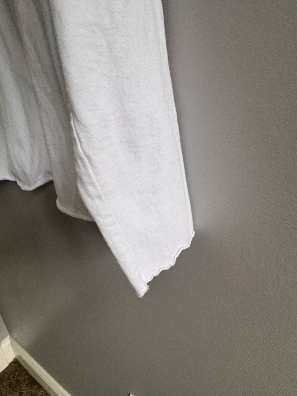 Frank & Eileen Patrick  Popover Henley - Heritage Jersey - White Women's XL - Picture 5 of 6